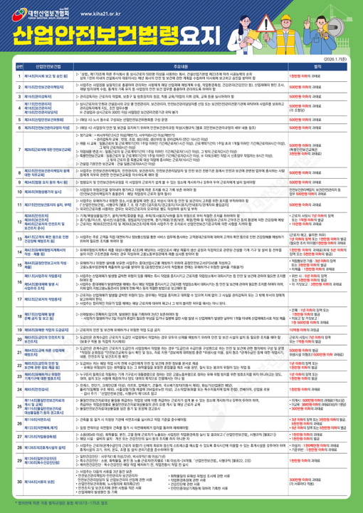 26년 산안법령 요지